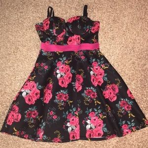 Floral Homecoming Dress